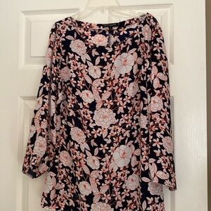 Womens Floral Blouse Size Small